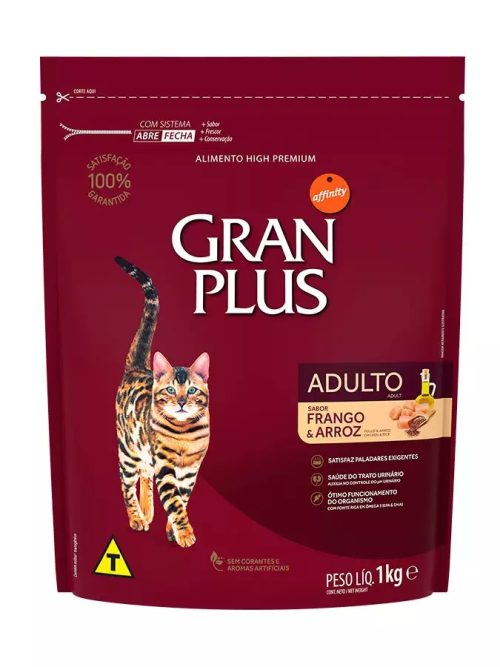 GRANPLUS GATO ADULTO SABOR FRANGO & ARROZ
