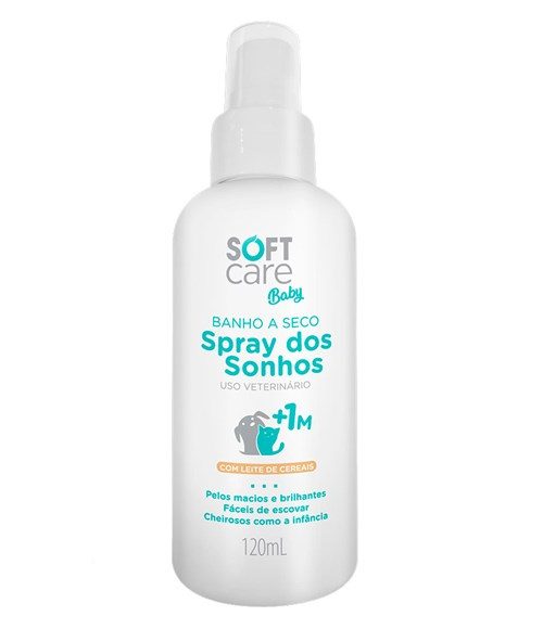 SOFT CARE BABY BANHO A SECO SPRAY DOS SONHOS 120ML