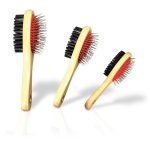 Escova Cabo de Madeira Dupla Face