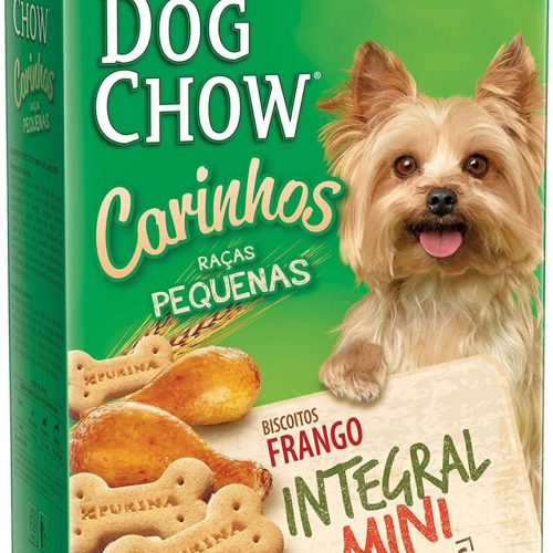 Biscoitos Dog Chow Cães Carinhos Integral Raças Pequenas