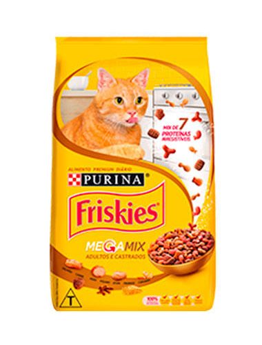 Ração Friskies Gatos Castrados Megamix