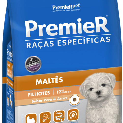 PREMIER RAÇAS ESPECÍFICAS MALTÊS CÃES FILHOTES