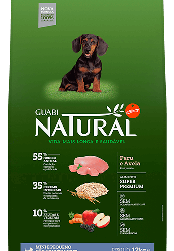 Ração Guabi Natural Cães Adultos Médios e Pequenos Light Peru &amp