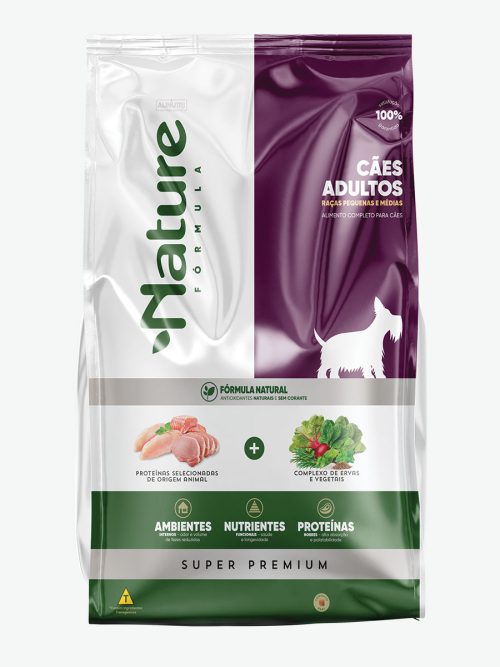 Nature fórmula Cães Adultos Raças Pequenas e Médias