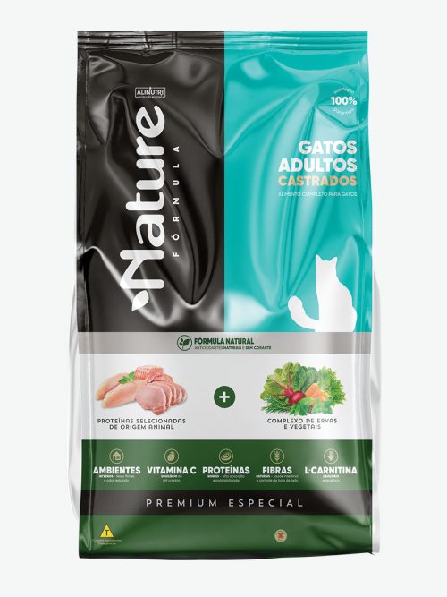 Nature Fórmula Gatos Adultos Castrados