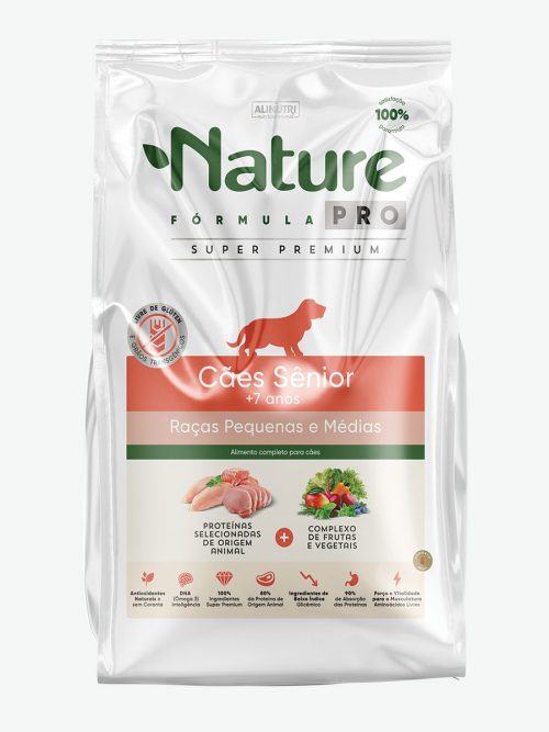 Nature Pro Cães Sênior +7 anos Raças Pequenas e Médias