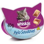 Ração Whiskas Temptations Gatos Adultos Pelo Saudável