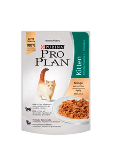 Ração Pro Plan Gatos Filhotes Sachê Frango