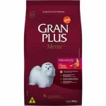 Ração Gran Plus Gourmet Cão Adulto Minis Carne & Arroz