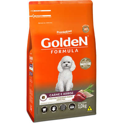 GOLDEN FORMULA CÃES ADULTOS CARNE & ARROZ MINI BITS