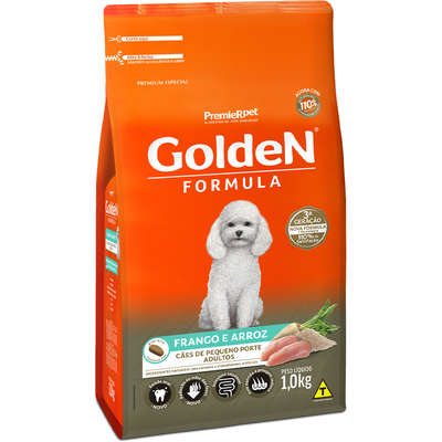 GOLDEN FORMULA CÃES ADULTOS FRANGO & ARROZ MINI BITS