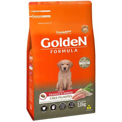 GOLDEN FORMULA CÃES FILHOTES FRANGO & ARROZ