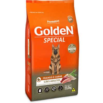 GOLDEN SPECIAL CÃES ADULTOS FRANGO & CARNE