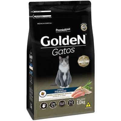 GOLDEN GATOS CASTRADOS SÊNIOR SABOR FRANGO