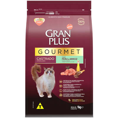 GRANPLUS GOURMET GATO CASTRADO SABOR PERU & ARROZ