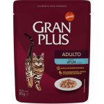Ração GranPlus Gatos Adultos Sachê Atum