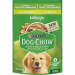 Ração Úmida Dog Chow Sachê Cães Filhotes Franguinho ao Molho