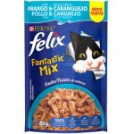 Ração Úmida Nestlé Purina Felix Fantastic Mix Frango & Caranguejo Gatos Adultos