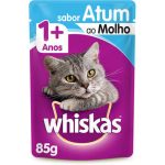 RaçãoWhiskas Gatos Adultos Sachê Atum ao Molho
