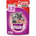 Ração Whiskas Gatos Filhotes Sachê Carne ao Molho