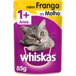 Ração Whiskas Gatos Adultos Sachê Frango ao Molho