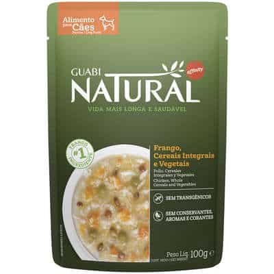 Ração Guabi Natural Cães Adultos Sache Frango & Cereais