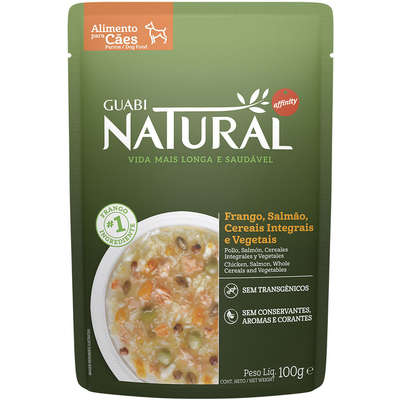 Ração Guabi Natural Cães Adultos Sache Salmão & Frango