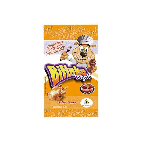Petisco Bifinho Legal Furacão Pet Sabor Frango