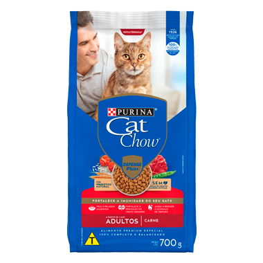 Ração Cat Chow Gatos Adultos Carne