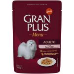 Ração GranPlus Menu Cães Adultos Sachê Salmão