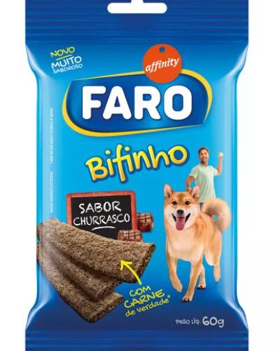 Sanck Faro Bifinho para Cães Sabor Churrasco
