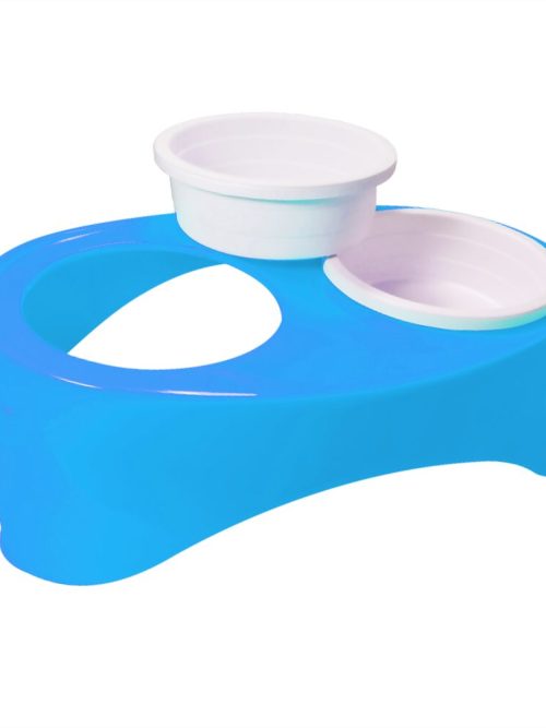 Comedouro Bebedouro Plastico Super Neck Duplo Furacao Pet